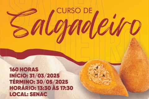 Fundo Social tem inscrições abertas para o curso de Salgadeiro